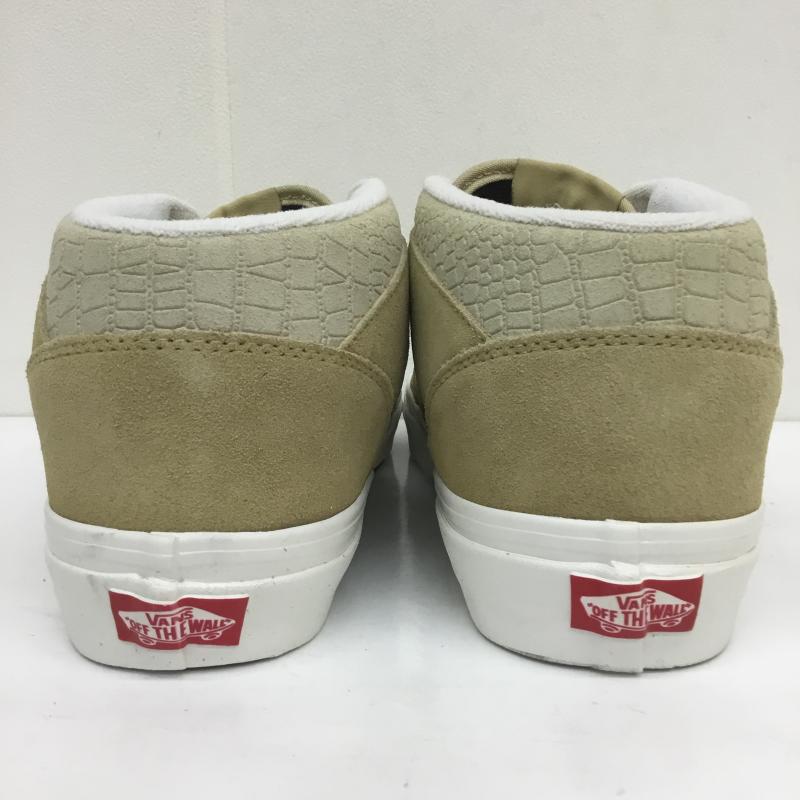 バンズ VANS スニーカー スニーカー Half Cab 33 DX Anaheim Factory アナハイムファクトリー ハーフキャブ VN0A5KX6B3F1 27.5cm ロゴ、文字 ベージュ / ベージュ /  メンズ USED 古着 中古 10098609