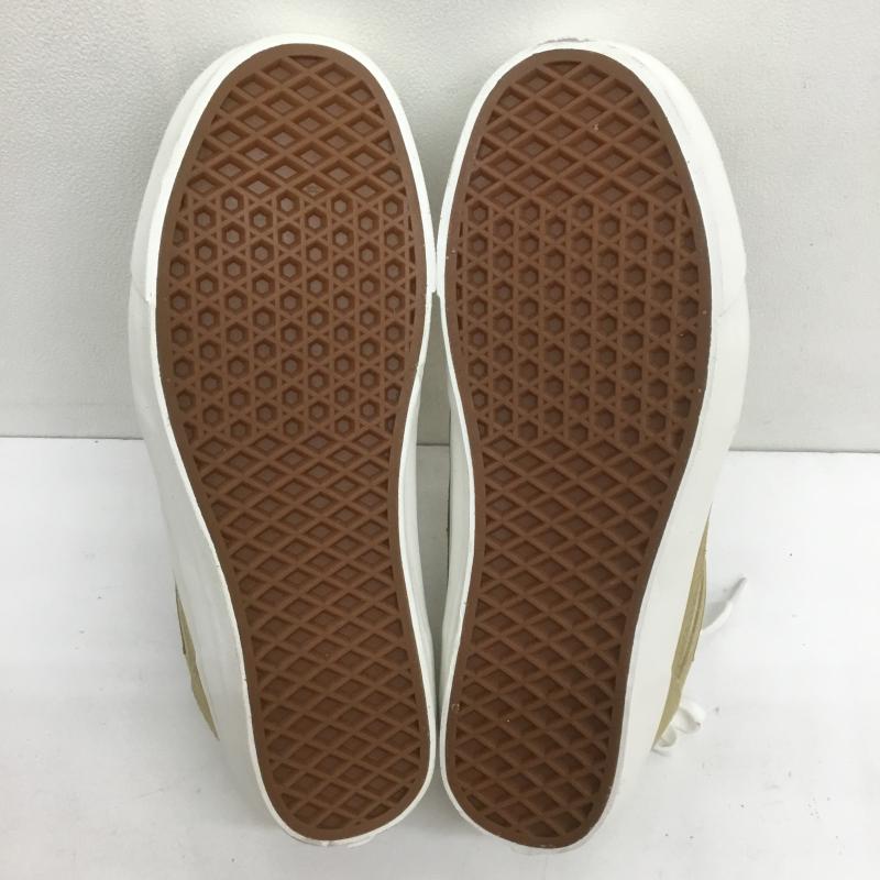 バンズ VANS スニーカー スニーカー Half Cab 33 DX Anaheim Factory アナハイムファクトリー ハーフキャブ VN0A5KX6B3F1 27.5cm ロゴ、文字 ベージュ / ベージュ /  メンズ USED 古着 中古 10098609