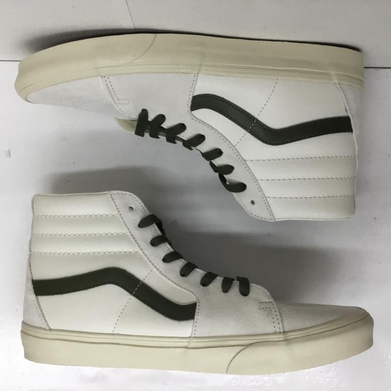 バンズ VANS スニーカー スニーカー SK8-Hi VINTAGE POP スケートハイ VN0A4BVTR2S1 28.0cm ロゴ、文字 白 / ホワイト /  メンズ USED 古着 中古 10098610