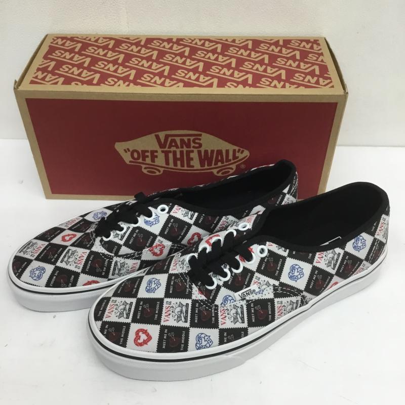 バンズ VANS スニーカー スニーカー Authentic Love Letters オーセンティック VN0A5KRDB0A1 27.0cm プリント 黒 / ブラック /  メンズ USED 古着 中古 10098617