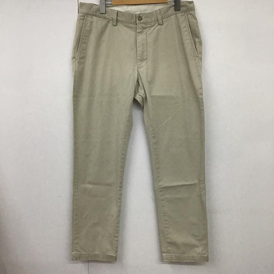 ポロラルフローレン POLO RALPH LAUREN パンツ スラックス スリムフィット ワンポイント アイボリー / アイボリー /  メンズ USED 古着 中古 10098623