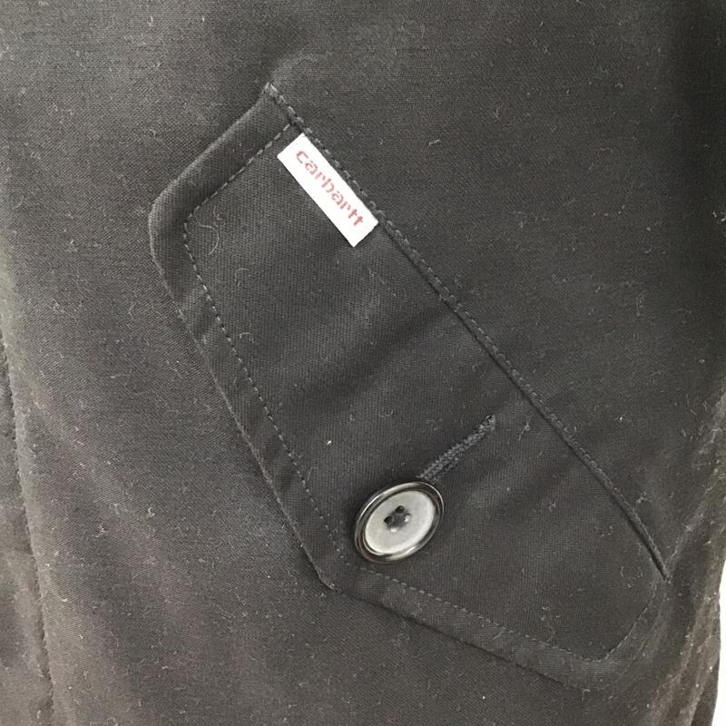 カーハート Carhartt コート コート一般 I016785 HARRIS TRENCH COAT 裏キルティング S ロゴ、文字 黒 / ブラック /  メンズ USED 古着 中古 10098624