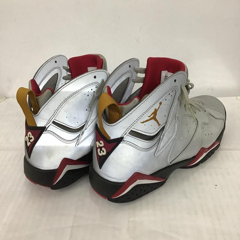 ナイキ NIKE スニーカー スニーカー BV6281-006 AIR JORDAN 7 RETRO SP 26cm 箱有 26.0cm ロゴ、文字 銀 / シルバー / X 黒 / ブラック / X えんじ / ワインレッド /  メンズ USED 古着 中古 10098631