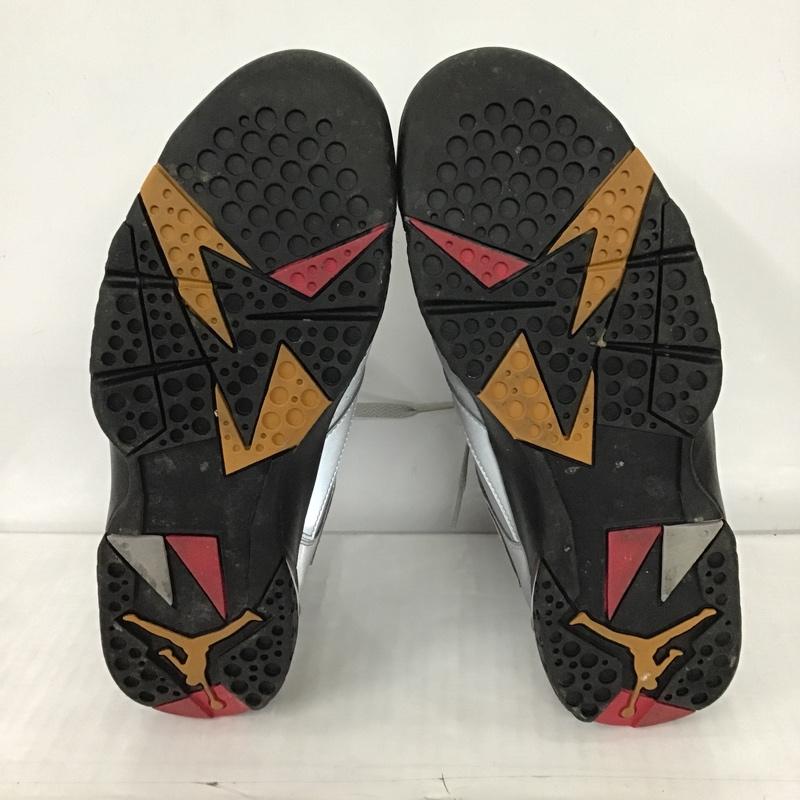 ナイキ NIKE スニーカー スニーカー BV6281-006 AIR JORDAN 7 RETRO SP 26cm 箱有 26.0cm ロゴ、文字 銀 / シルバー / X 黒 / ブラック / X えんじ / ワインレッド /  メンズ USED 古着 中古 10098631