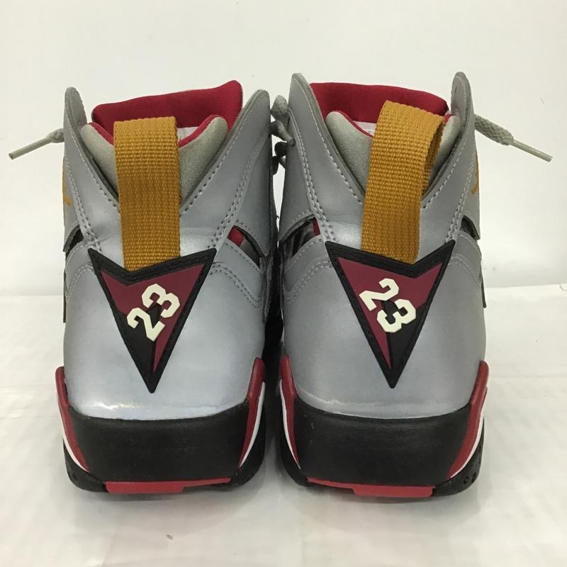 ナイキ NIKE スニーカー スニーカー BV6281-006 AIR JORDAN 7 RETRO SP 26cm 箱有 26.0cm ロゴ、文字 銀 / シルバー / X 黒 / ブラック / X えんじ / ワインレッド /  メンズ USED 古着 中古 10098631