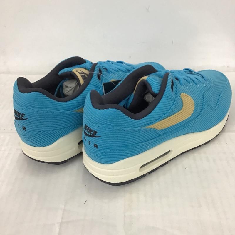 ナイキ NIKE スニーカー スニーカー FB8915-400 AIR MAX 1 PRM コーデュロイ 26cm 26.0cm ロゴ、文字 水色 / ライトブルー / X 白 / ホワイト / X ベージュ / ベージュ /  メンズ USED 古着 中古 10098640