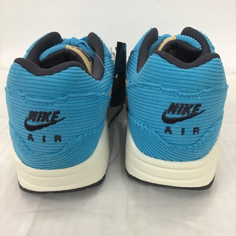 ナイキ NIKE スニーカー スニーカー FB8915-400 AIR MAX 1 PRM コーデュロイ 26cm 26.0cm ロゴ、文字 水色 / ライトブルー / X 白 / ホワイト / X ベージュ / ベージュ /  メンズ USED 古着 中古 10098640