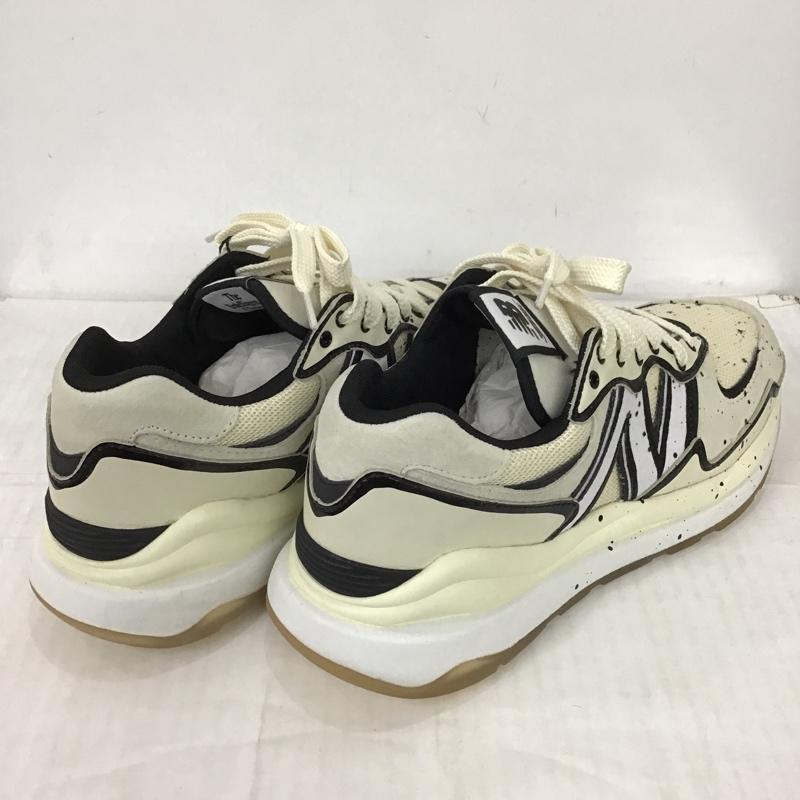 ニューバランス New Balance スニーカー スニーカー M5740JSV Joshua Vides 28cm 箱有 28.0cm ロゴ、文字 アイボリー / アイボリー / X 黒 / ブラック /  メンズ USED 古着 中古 10098648