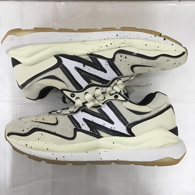 ニューバランス New Balance スニーカー スニーカー M5740JSV Joshua Vides 28cm 箱有 28.0cm ロゴ、文字 アイボリー / アイボリー / X 黒 / ブラック /  メンズ USED 古着 中古 10098648