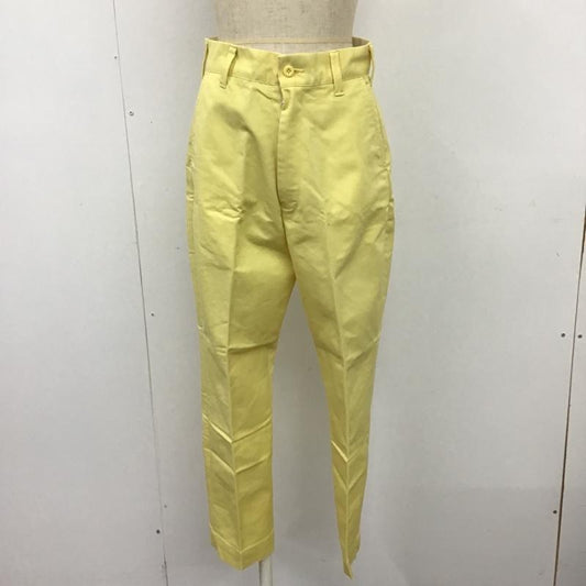 グローバルワーク GLOBAL WORK パンツ チノパン GW518019AD カラーチノテーパードパンツ S 無地 黄 / イエロー /  レディース USED 古着 中古 10098672