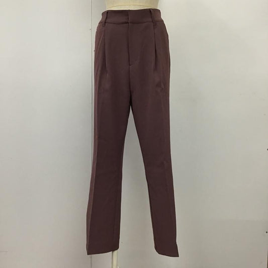 グローバルワーク GLOBAL WORK パンツ スラックス GW519501ST スリット セミフレアパンツ M 無地 紫 / パープル /  レディース USED 古着 中古 10098675