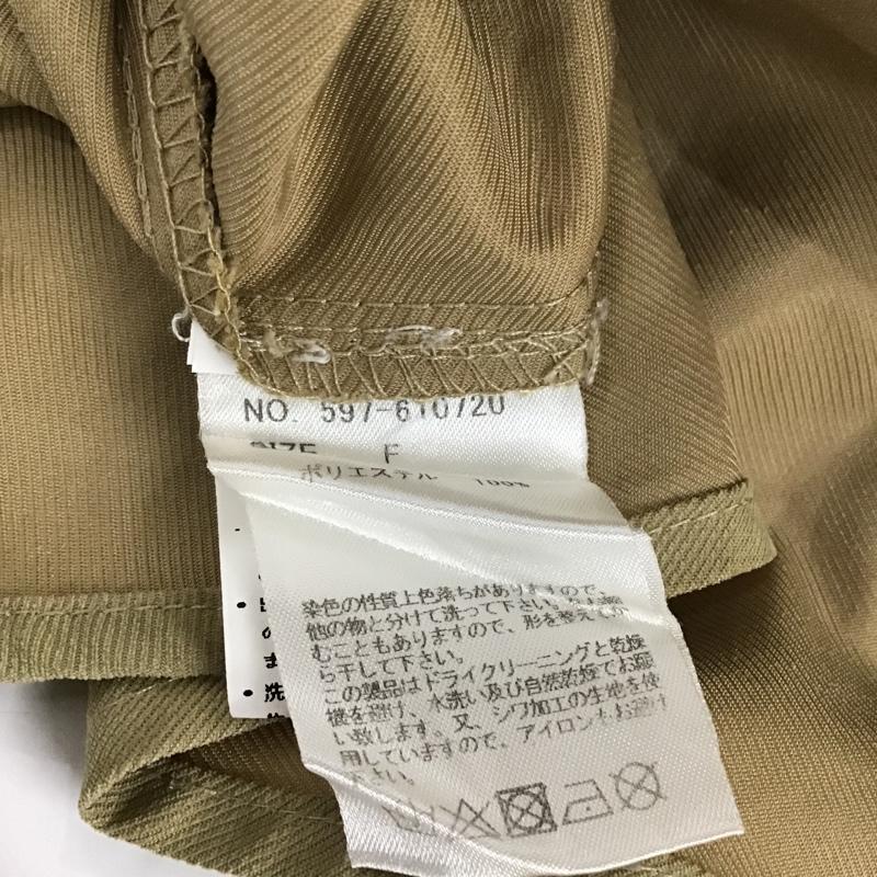 フレームス レイカズン frames RAY CASSIN ワンピース ロングスカート 597-610720 カシュクール FREE 無地 ベージュ / ベージュ /  レディース USED 古着 中古 10098687