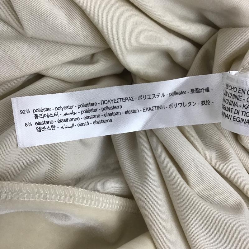 ザラ ZARA カットソー 長袖 1014 422 712 ベロア風 S 無地 アイボリー / アイボリー /  レディース USED 古着 中古 10098689