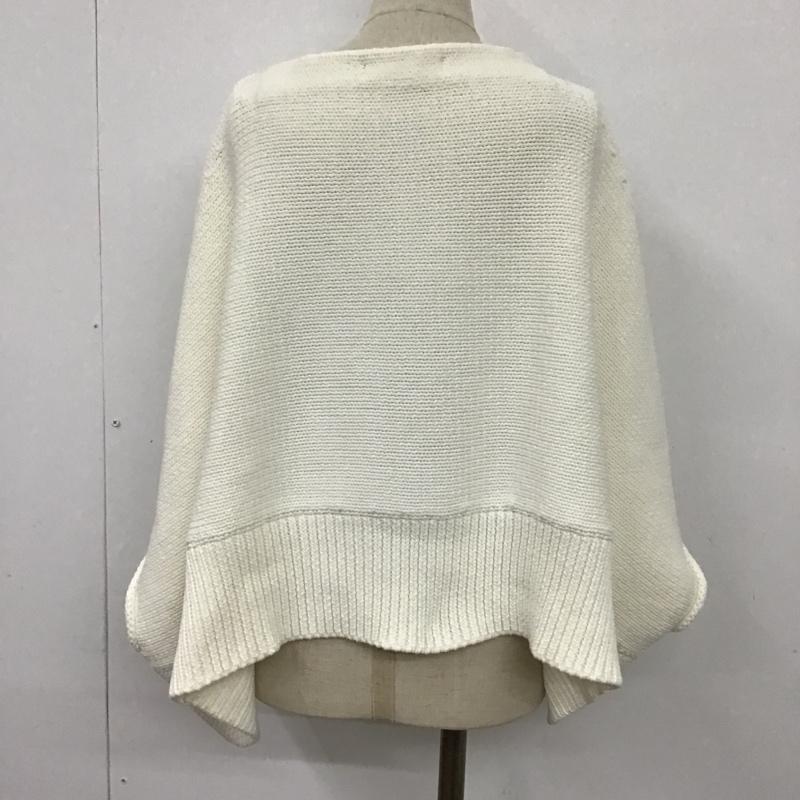 ジャーナルスタンダード JOURNAL STANDARD ニット、セーター 七分袖 17-080-400-0110-1-0 NEU FREE 無地 白 / ホワイト /  レディース USED 古着 中古 10098691