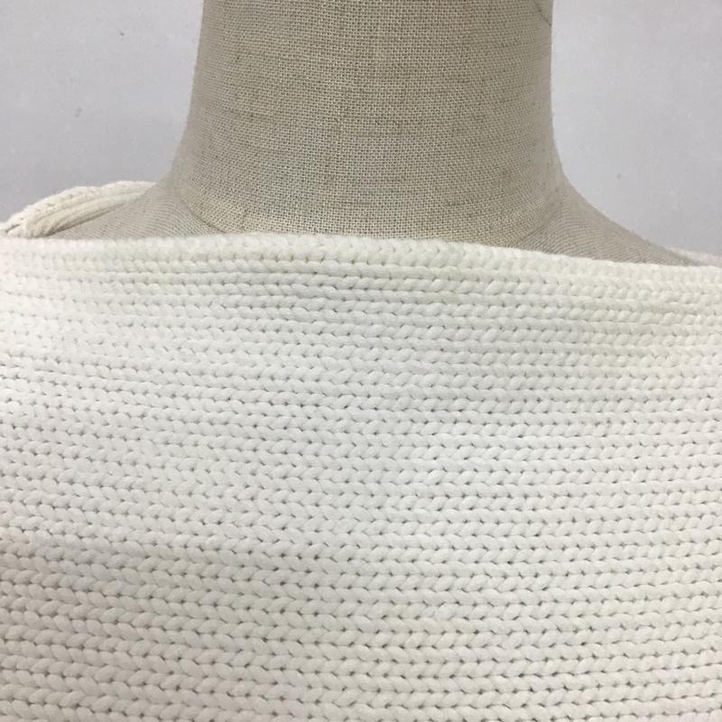 ジャーナルスタンダード JOURNAL STANDARD ニット、セーター 七分袖 17-080-400-0110-1-0 NEU FREE 無地 白 / ホワイト /  レディース USED 古着 中古 10098691
