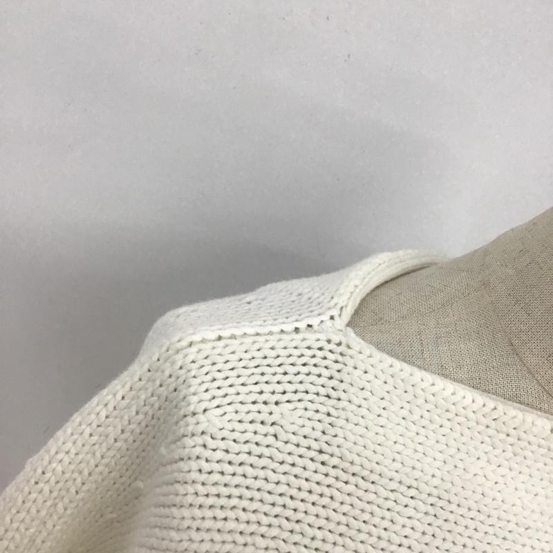ジャーナルスタンダード JOURNAL STANDARD ニット、セーター 七分袖 17-080-400-0110-1-0 NEU FREE 無地 白 / ホワイト /  レディース USED 古着 中古 10098691