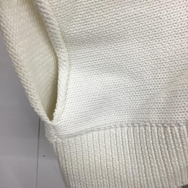 ジャーナルスタンダード JOURNAL STANDARD ニット、セーター 七分袖 17-080-400-0110-1-0 NEU FREE 無地 白 / ホワイト /  レディース USED 古着 中古 10098691