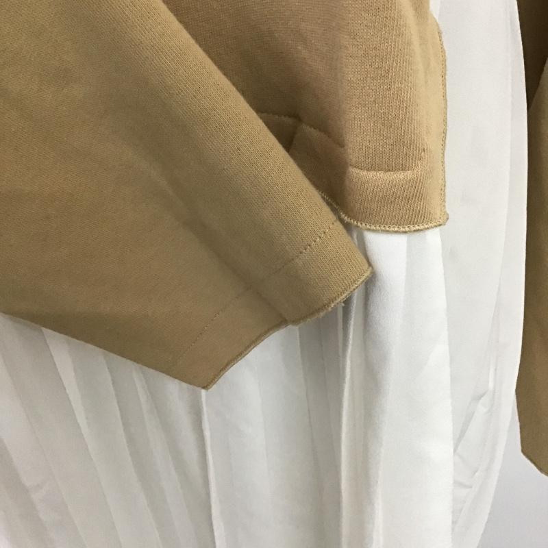 ザラ ZARA ワンピース ロングスカート S 無地 白 / ホワイト / X ベージュ / ベージュ /  レディース USED 古着 中古 10098699