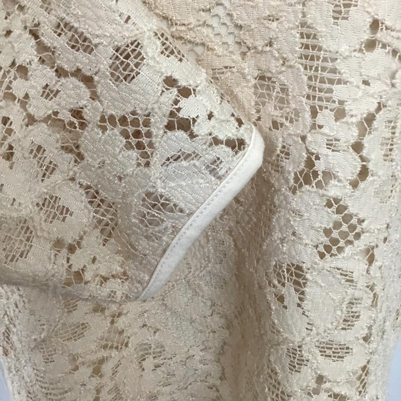 ミラオーウェン Mila Owen カットソー 七分袖 FREE 無地 ベージュ / ベージュ / X 桃 / ピンク /  レディース USED 古着 中古 10098700