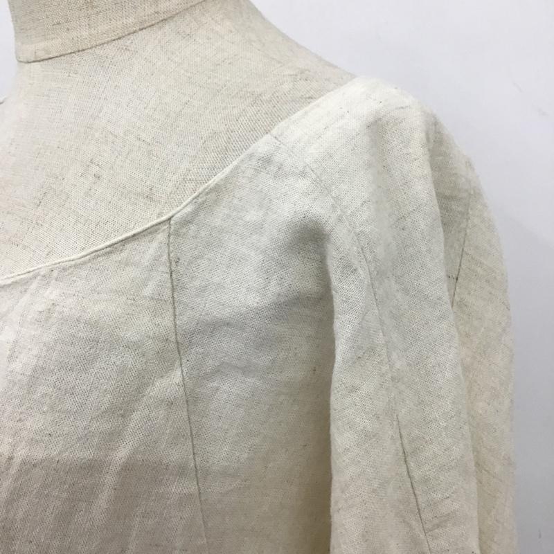 スタディオクリップ studio CLIP カットソー 七分袖 無地 アイボリー / アイボリー /  レディース USED 古着 中古 10098714