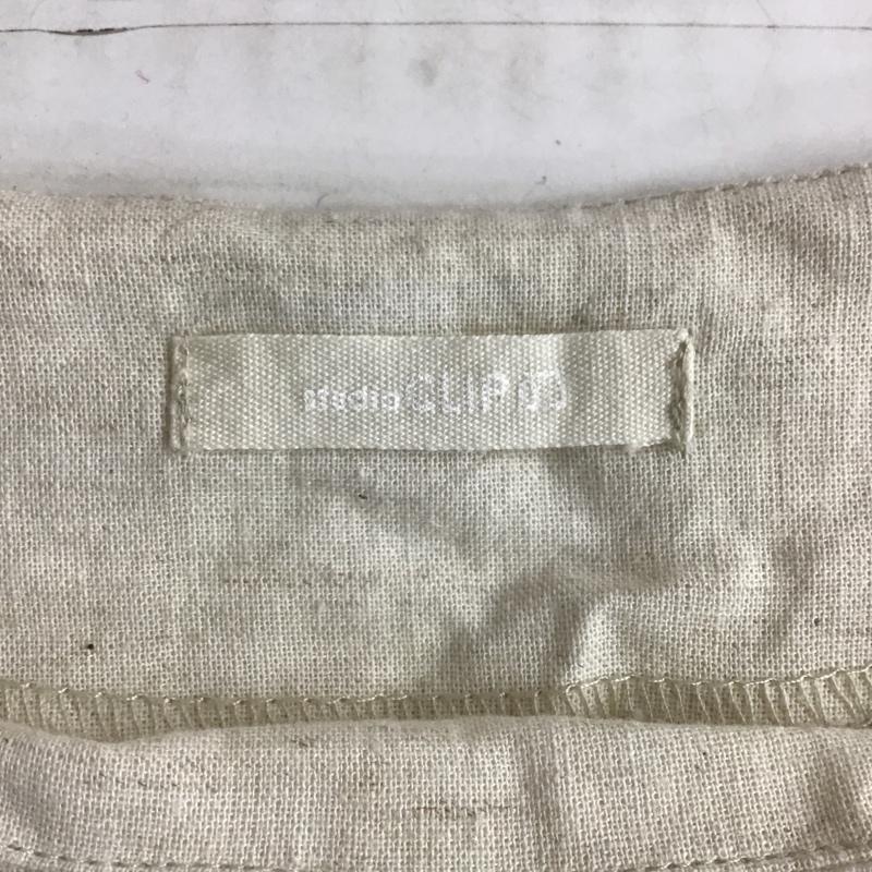 スタディオクリップ studio CLIP カットソー 七分袖 無地 アイボリー / アイボリー /  レディース USED 古着 中古 10098714