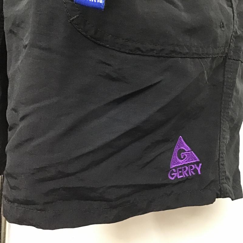 ジェリー GERRY パンツ ショートパンツ 078700 水陸両用 クライミングショートパンツ L ロゴ、文字 黒 / ブラック /  メンズ USED 古着 中古 10098722