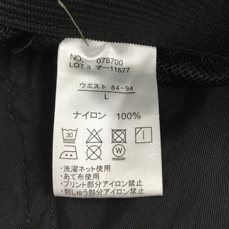 ジェリー GERRY パンツ ショートパンツ 078700 水陸両用 クライミングショートパンツ L ロゴ、文字 黒 / ブラック /  メンズ USED 古着 中古 10098722