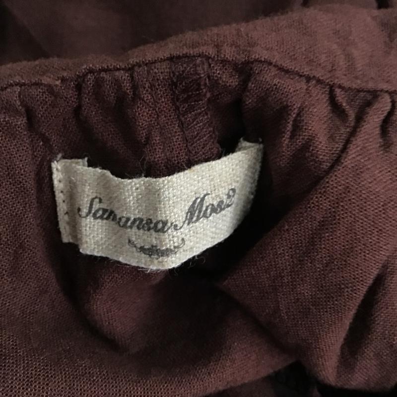 サマンサモスモス Samansa Mos2 カットソー 半袖 1709174 フレンチスリーブ FREE 無地 茶 / ブラウン /  レディース USED 古着 中古 10098764