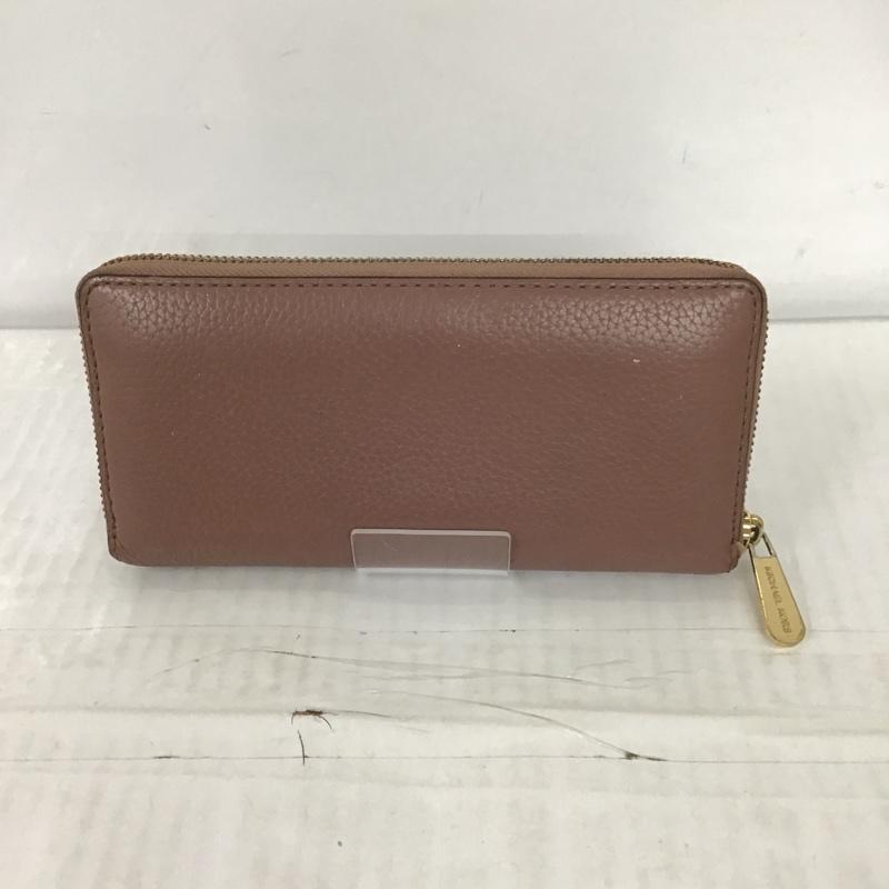 マイケルコース MICHAEL KORS 財布 長財布 35T5GFTZ3L ラウンドファスナー ワンポイント 桃 / ピンク / X 金 / ゴールド /  レディース USED 古着 中古 10098842