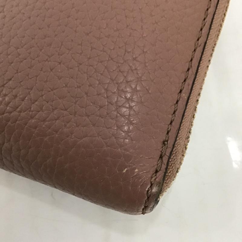 マイケルコース MICHAEL KORS 財布 長財布 35T5GFTZ3L ラウンドファスナー ワンポイント 桃 / ピンク / X 金 / ゴールド /  レディース USED 古着 中古 10098842