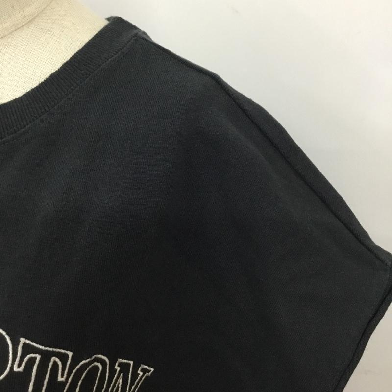 ローリーズファーム LOWRYS FARM カットソー 半袖 LF622139TS オーバーサイズプリントＴシャツ FREE ロゴ、文字 黒 / ブラック /  レディース USED 古着 中古 10098863