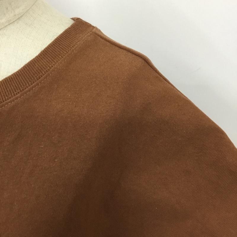 ローリーズファーム LOWRYS FARM カットソー 半袖 LF622139TS オーバーサイズプリントＴシャツ FREE プリント 茶 / ブラウン /  レディース USED 古着 中古 10098865