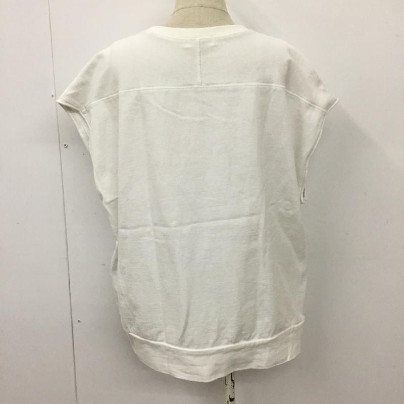 ローリーズファーム LOWRYS FARM カットソー 半袖 LF622139TS オーバーサイズプリントＴシャツ FREE ロゴ、文字 白 / ホワイト /  レディース USED 古着 中古 10098866