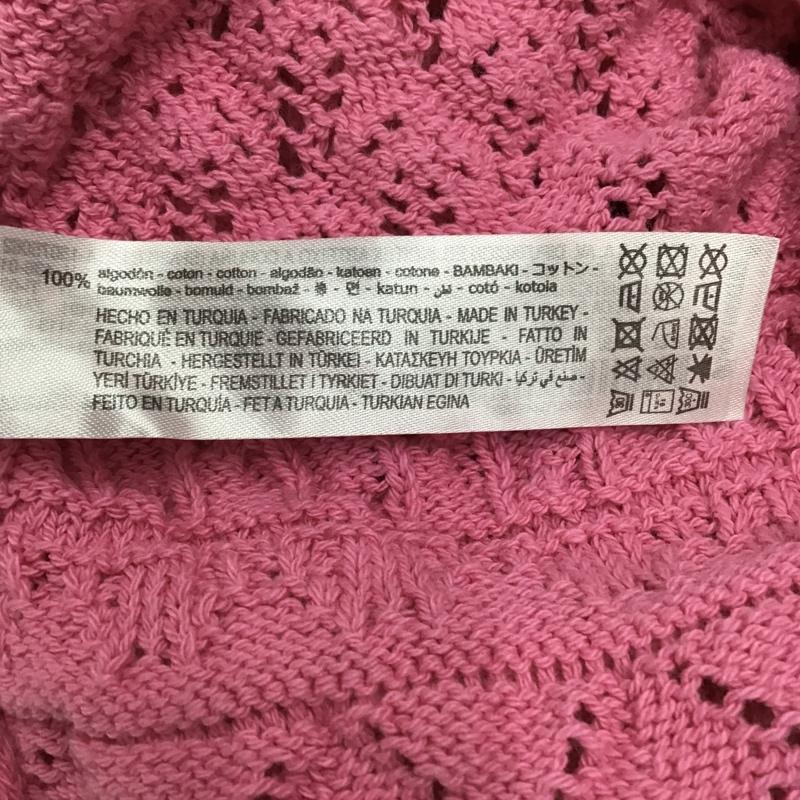 ザラ ZARA カーディガン 長袖 M 無地 桃 / ピンク /  レディース USED 古着 中古 10098885