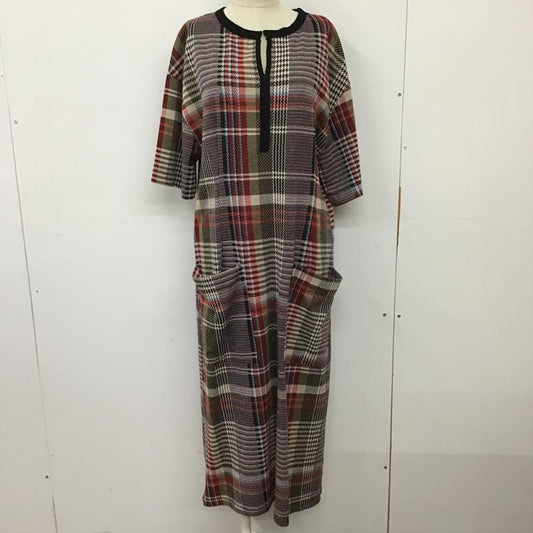 ザラ ZARA ワンピース ひざ丈スカート M チェック マルチカラー / マルチカラー /  レディース USED 古着 中古 10098891