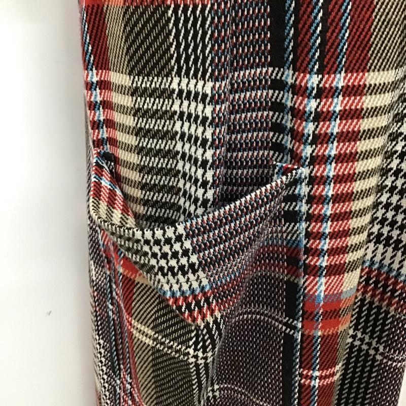 ザラ ZARA ワンピース ひざ丈スカート M チェック マルチカラー / マルチカラー /  レディース USED 古着 中古 10098891