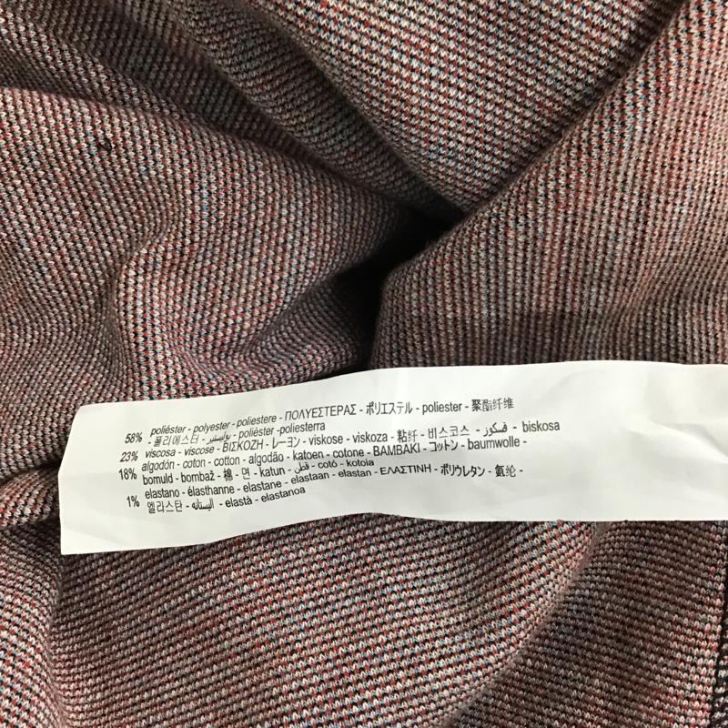 ザラ ZARA ワンピース ひざ丈スカート M チェック マルチカラー / マルチカラー /  レディース USED 古着 中古 10098891