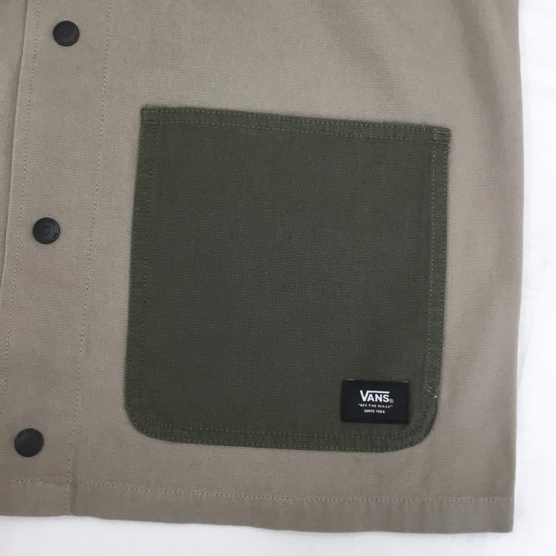 バンズ VANS ジャケット、上着 ジャケット、ブレザー DRILL CHORE COAT VN0A3WF1YVH1 タグ付 S ロゴ、文字 カーキ / カーキ /  メンズ USED 古着 中古 10098932