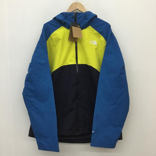 ザノースフェイス THE NORTH FACE ジャケット、上着 ジャケット、ブレザー DRY VENT STRATOS JACKET ストラトス ジャケット タグ付 XL ロゴ、文字 青 / ブルー / X 紺 / ネイビー /  メンズ USED 古着 中古 10098936