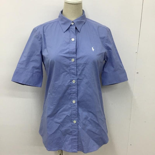 ラルフローレン RALPHLAUREN シャツ、ブラウス 半袖 7 無地 水色 / ライトブルー /  レディース USED 古着 中古 10098951