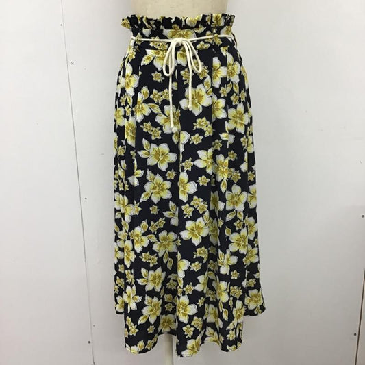 ローリーズファーム LOWRYS FARM ボトムス ボトムス LF517005AK ワイドパンツ 七分丈パンツ 総柄パンツ カジュアルパンツ 花柄 FREE 花柄 X 総柄 マルチカラー / マルチカラー /  レディース USED 古着 中古 10098990