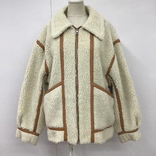 マウジー MOUSSY ジャケット、上着 ジャンパー、ブルゾン 010DAB30-6450 OVERSIZEDBOAジャケット ジップアップジャケット カラージャケット アウター FREE 無地 白 / ホワイト /  レディース USED 古着 中古 10099002