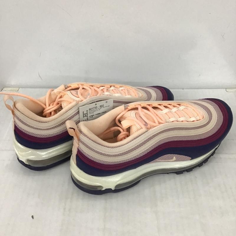 ナイキ NIKE スニーカー スニーカー 921733 802 WMNS AIR MAX 97 28.5cm 箱有 28.5cm ワンポイント 紫 / パープル / X 桃 / ピンク / X 白 / ホワイト /  メンズ USED 古着 中古 10099014