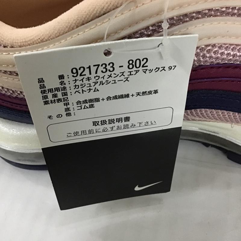 ナイキ NIKE スニーカー スニーカー 921733 802 WMNS AIR MAX 97 28.5cm 箱有 28.5cm ワンポイント 紫 / パープル / X 桃 / ピンク / X 白 / ホワイト /  メンズ USED 古着 中古 10099014