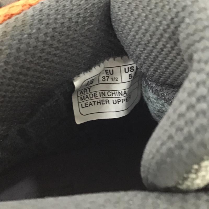 テクニカ TECNICA アウトドアシューズ アウトドアシューズ 登山靴 GORE-TEX トレッキングシューズ UK4.5 US：5.5 ロゴ、文字 灰 / グレー / X 橙 / オレンジ /  レディース USED 古着 中古 10099031
