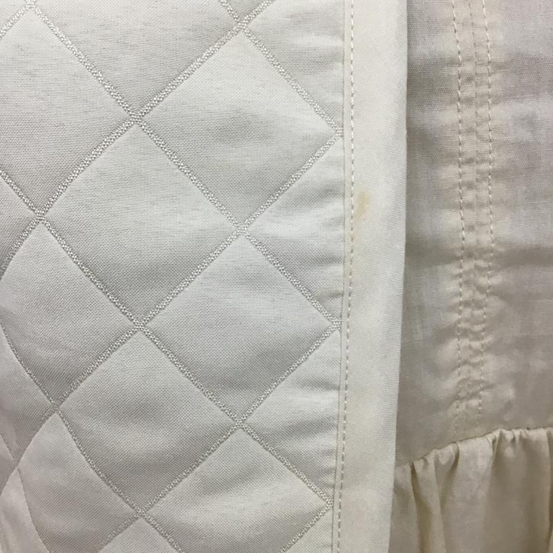 ダブルクローゼット w closet ワンピース ロングスカート 350059 キルティングベスト＆ワンピース セット 無地 アイボリー / アイボリー /  レディース USED 古着 中古 10099048