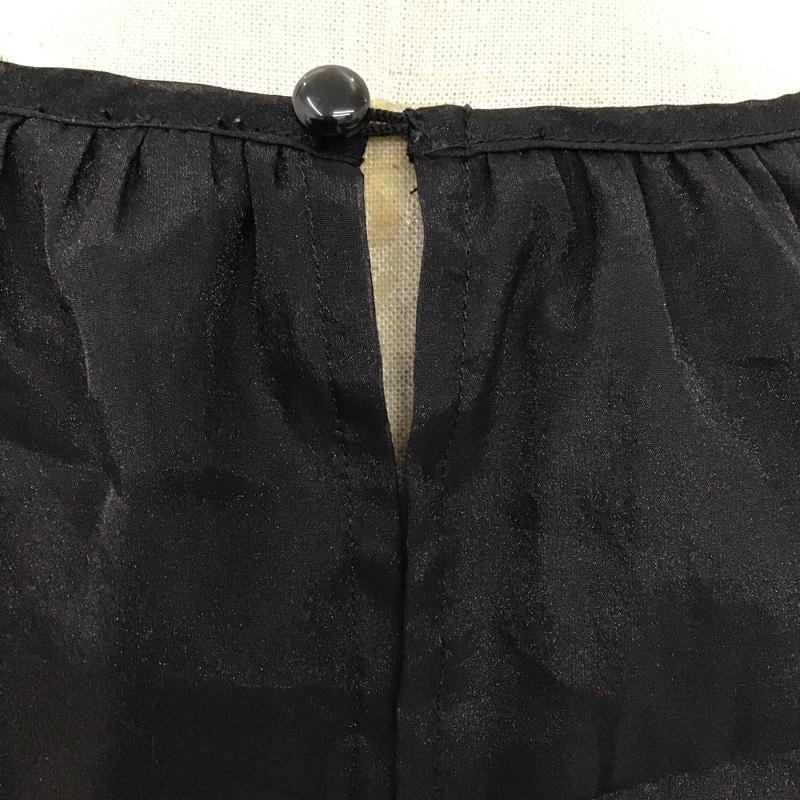 エヘカソポ ehka sopo カットソー 半袖 TYT-1710113 半袖カットソー 花柄カットソー パフスリーブカットソー ショート丈カットソー FREE 花柄 黒 / ブラック /  レディース USED 古着 中古 10099082