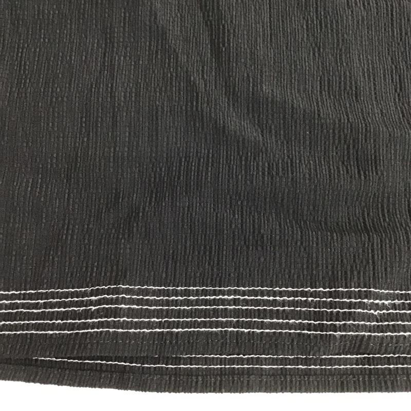 エモダ EMODA カットソー 半袖 042142700101-01 バックオープンショートトップ 半袖カットソー ショート丈カットソー Vネック FREE 無地 黒 / ブラック /  レディース USED 古着 中古 10099087