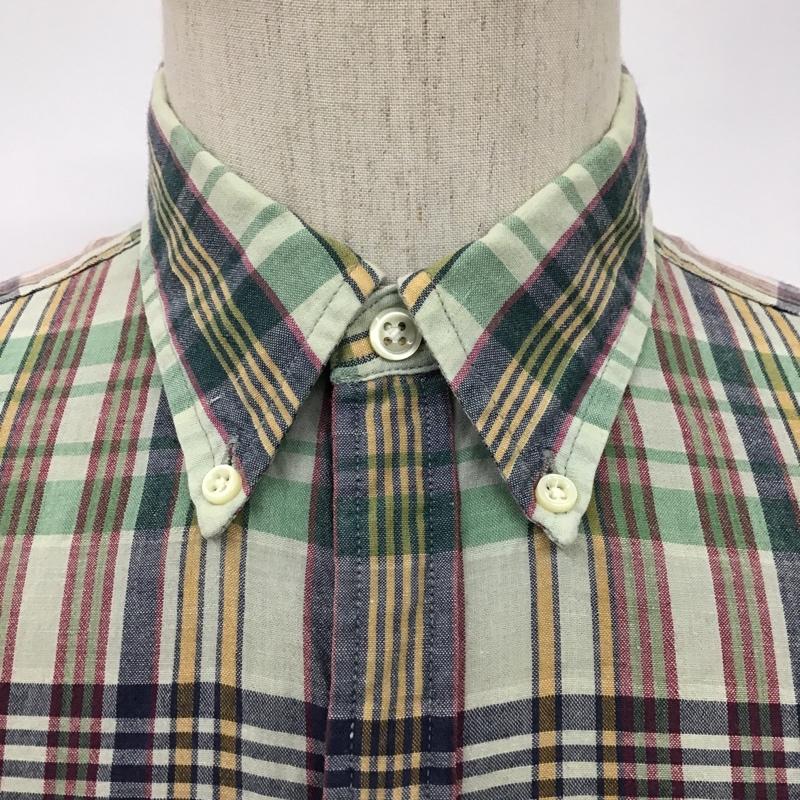 ラルフローレン RALPHLAUREN シャツ、ブラウス 長袖 長袖シャツ チェックシャツ 古着 カラーシャツ ボタンダウンシャツ M チェック マルチカラー / マルチカラー /  メンズ USED 古着 中古 10099108