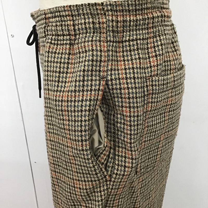 フリークスストア FREAK'S STORE ボトムス ボトムス ワイドパンツ カジュアルパンツ ストレートパンツ チェックパンツ L チェック マルチカラー / マルチカラー /  メンズ USED 古着 中古 10099119
